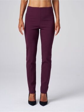 Franne Golde All Season Tapered Pant - Aubergine